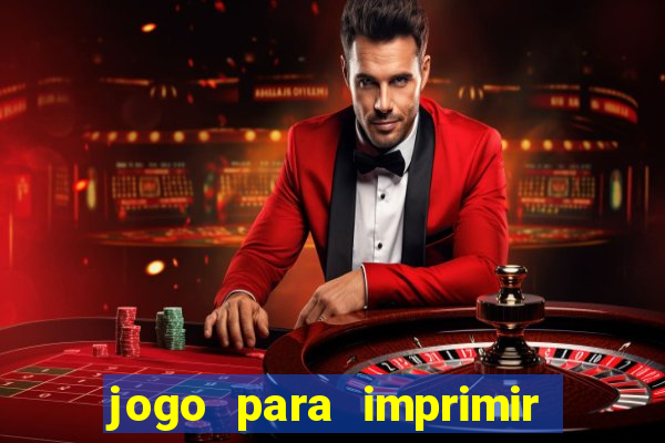 jogo para imprimir e montar